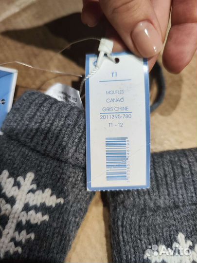 Новые варежки Jacadi