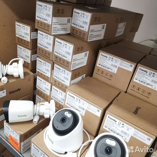 IP камеры 2 и 4Мп, IP-регистраторы PoE Tiandy 2023