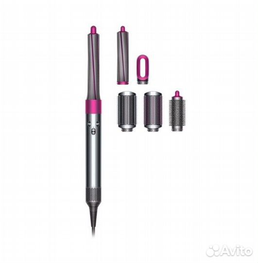 Dyson Airwrap Complete Long, никель/фуксия