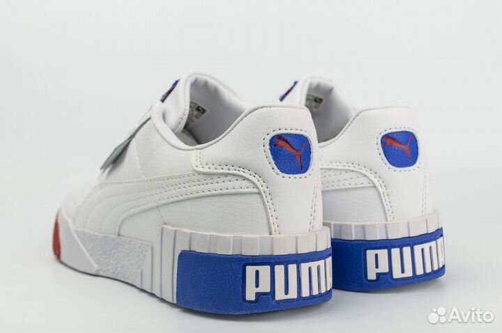Кроссовки Puma Cali White Red Blue