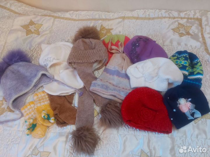 Шапки на 3-6 лет пакетом