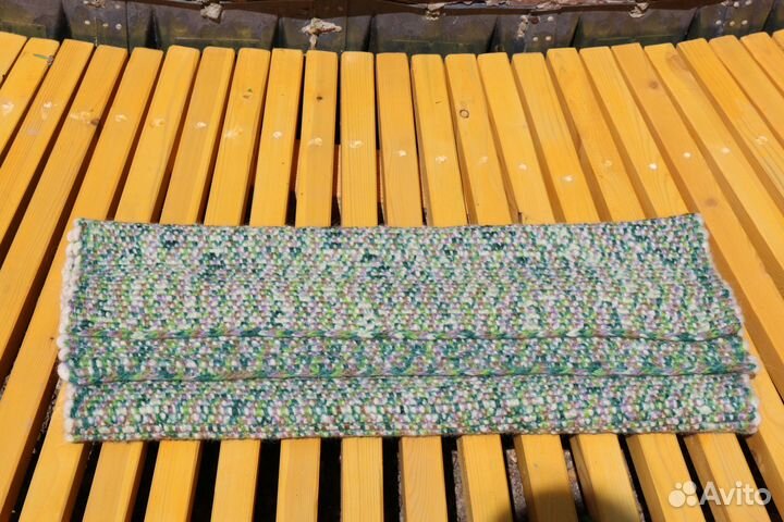 Вязаный коврик-дорожка 