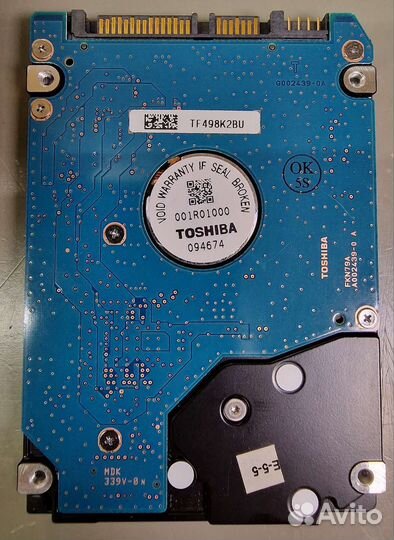 Жесткий диск HDD Toshiba 500Gb 655-1552B б/у