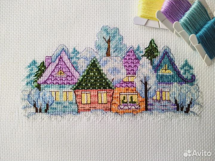 Картина вышитая крестом