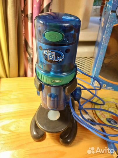 Микроскоп детский blue digital computer microscope