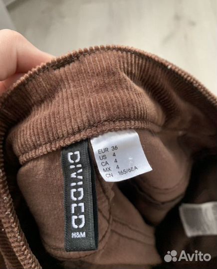 Вельветовые джинсы