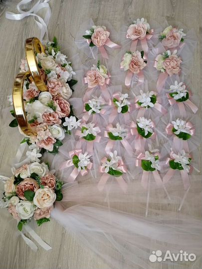 Украшения для автомобилей на свадьбу