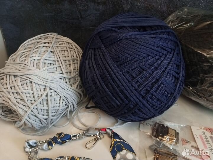 Большой набор для вязания сумок
