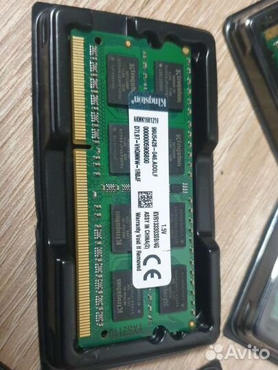 Оперативная память Kingston SO-dimm DDR3 4 Gb