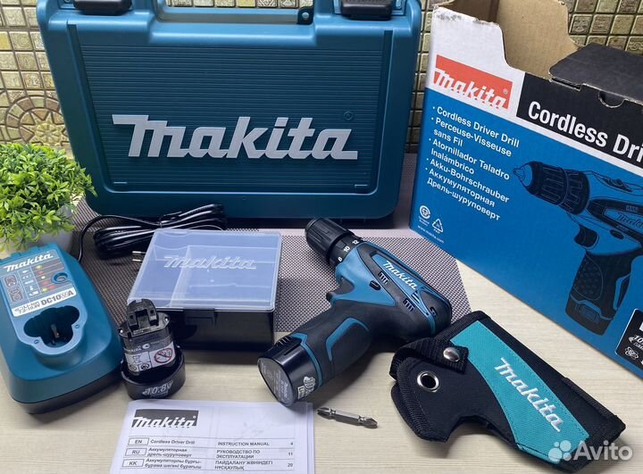 Аккумуляторная дрель-шуруповерт Makita Оригинал Но