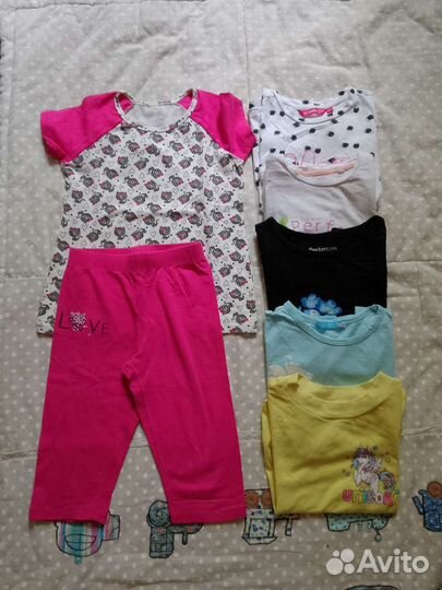 Детские вещи для девочки пакетом