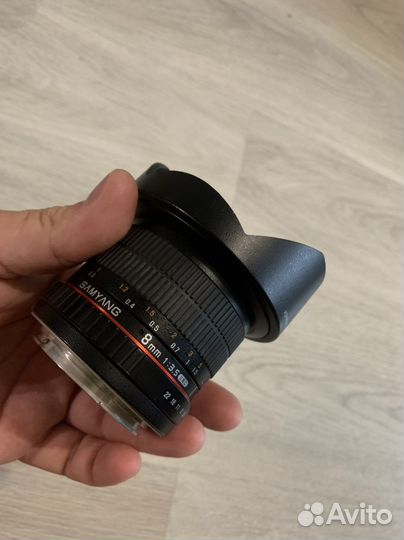 Объектив samyang 8mm f/3.5