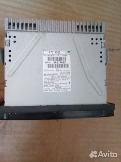 Штатная аудиосистема митсубиси ASX