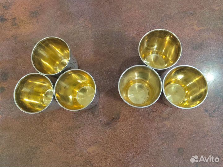 Серебряные стопки советские 916 проба