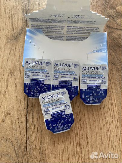 Линзы acuvue oasys for astigmatism