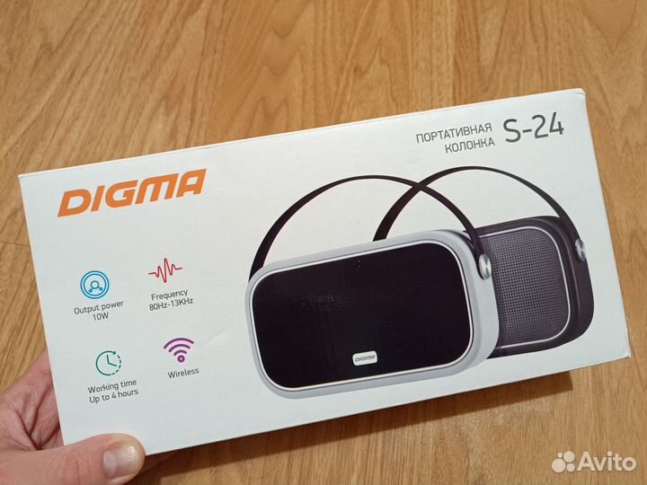 Портативная колонка Digma S-24 10Вт