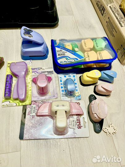 Дыроколы для скрапбукинга фигурные 18 шт