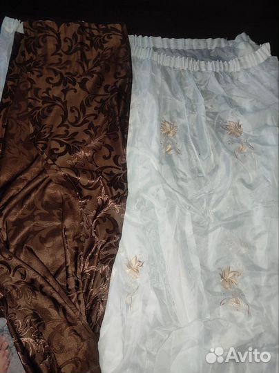 Шторы+тюль комплект