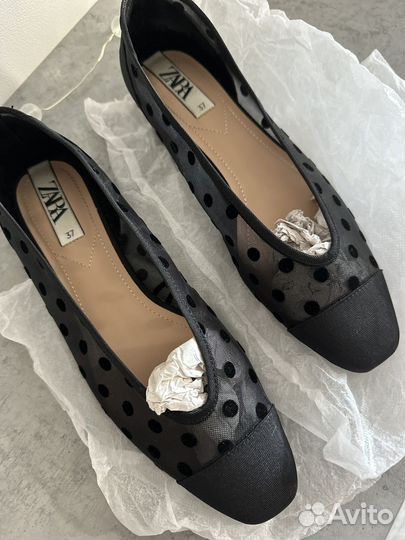 Балетки zara 37