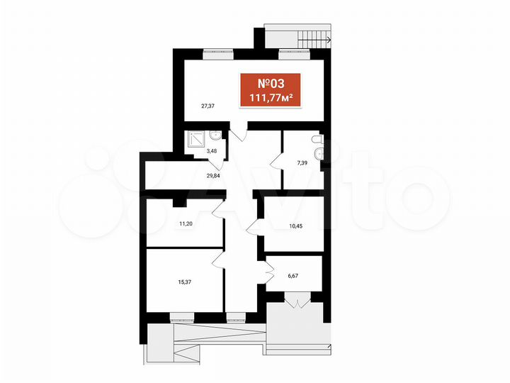 Свободного назначения, 111.77 м²