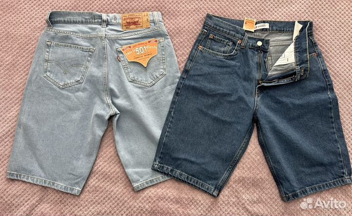 Джинсовые шорты Levis 501 premium