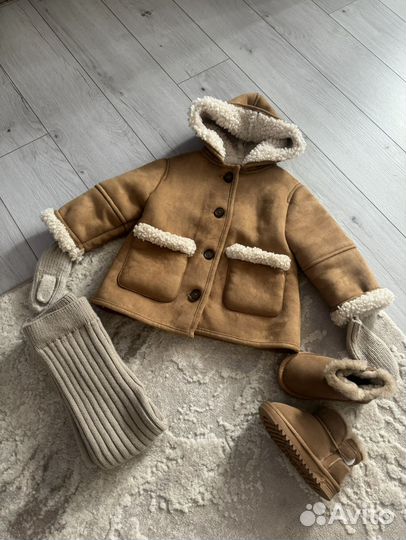 Дубленка zara