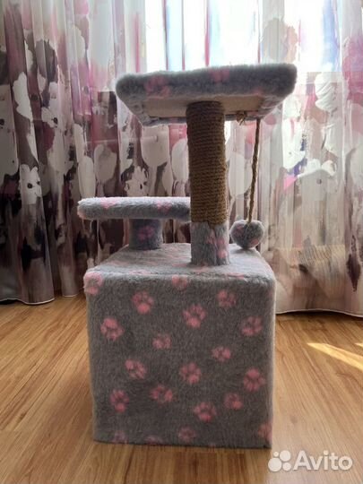 Домик для кошки с когтеточкой