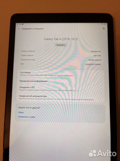 Планшет samsung galaxy tab a