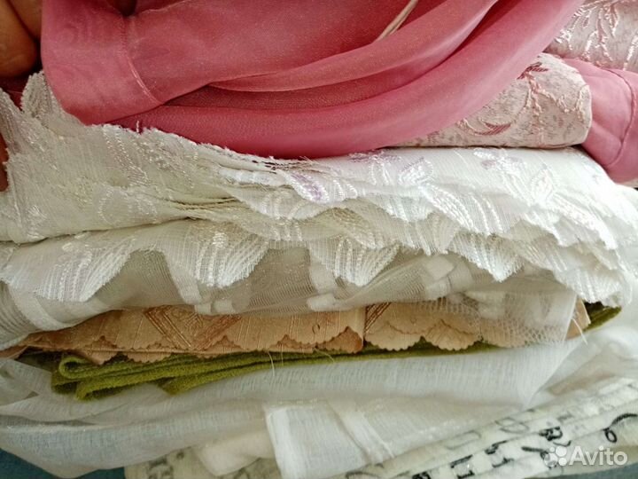 Тюль шторы портьеры бу