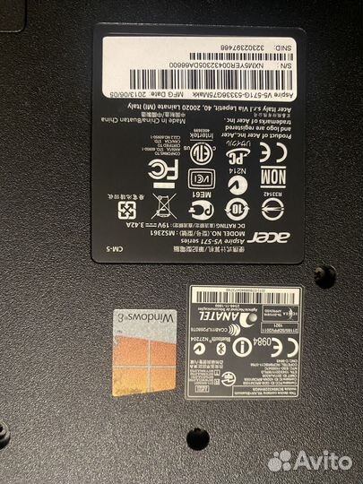 Ноутбук acer