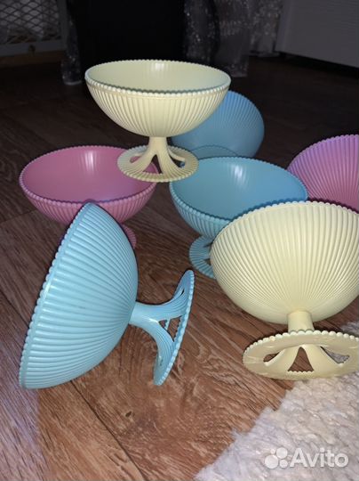 Креманки времен СССР, креманки для мороженого