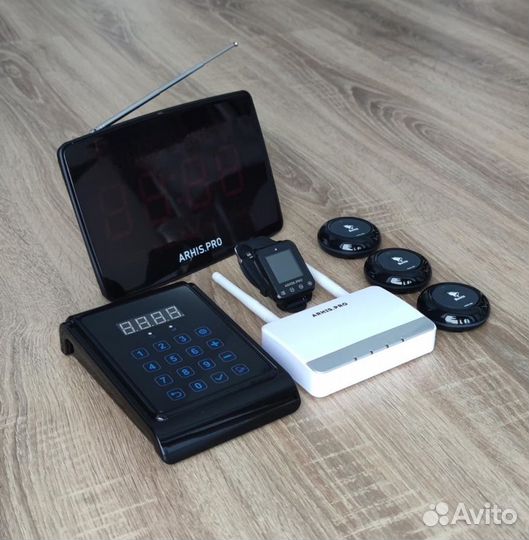 Кнопка вызова официанта,часы, табло, пульт, репите