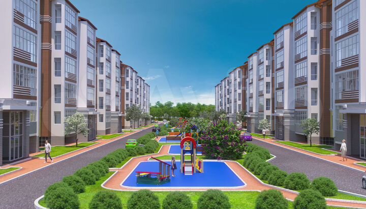 2-к. квартира, 71,7 м², 3/5 эт.