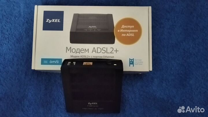 Двухдиапазонный модем adsl2+ Zyxel P-600 series