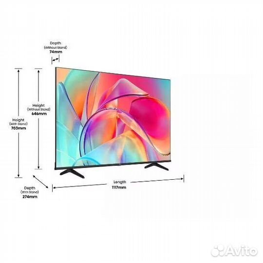 Hisense 50E7KQ 4K Ultra HD 3840x2160 Пикс