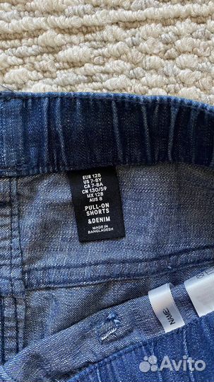 Джинсовые шорты новые мальчику