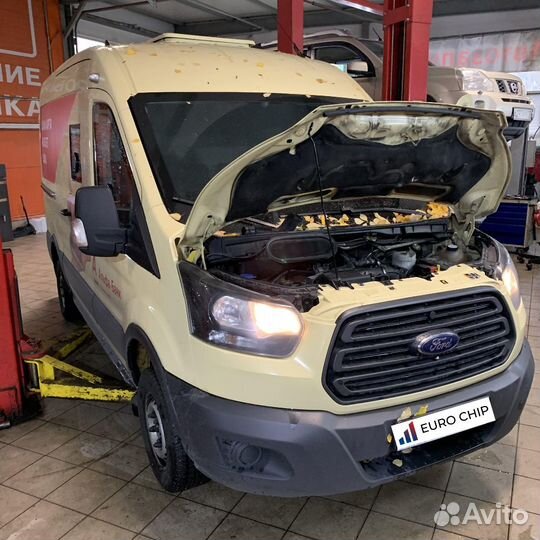 Чип тюнинг Ford Transit 2.2 tdci viii 125 лс