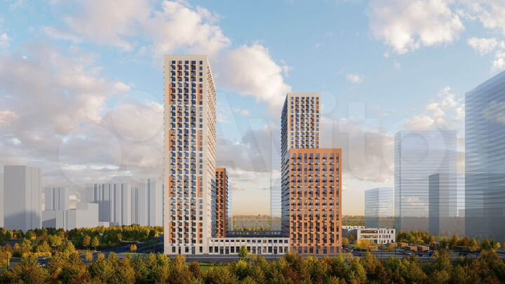 Квартира-студия, 23,6 м², 25/33 эт.