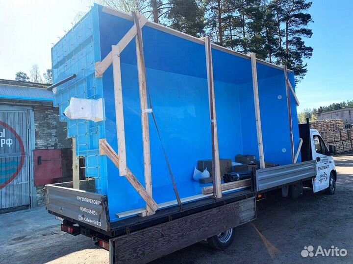 Бассейн 5,7х2,8 полипропиленовый