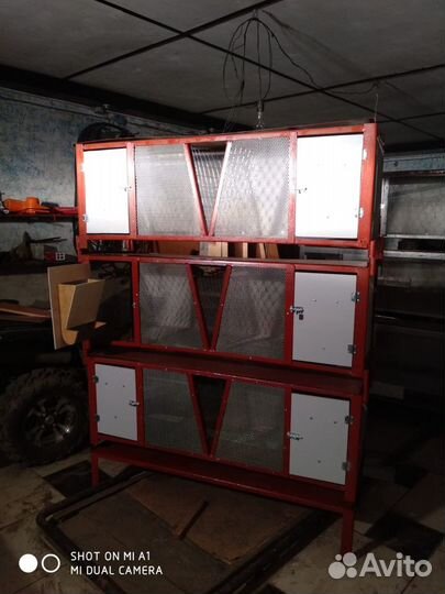 Новые клетки для кроликов