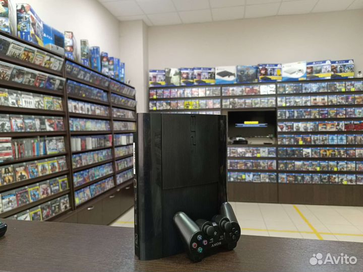 Ps3 Super Slim 500 gb + 30 игр (прошитая Hen)
