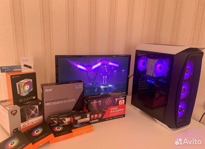 Игровой пк rtx3060+13100f