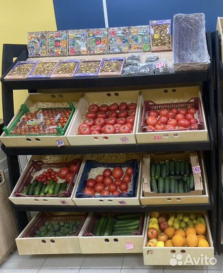 Стеллаж деревянный