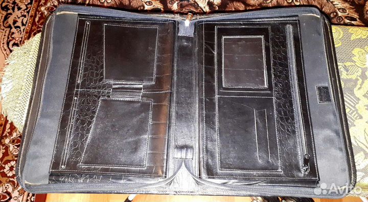 Папка кожаная