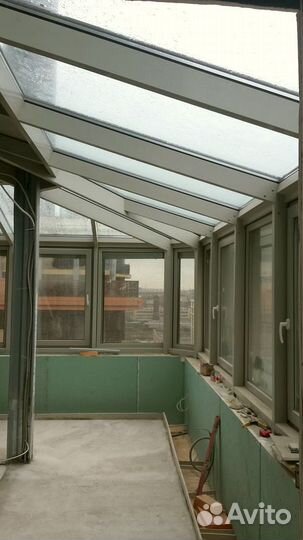 Стеклянная крыша, Остекление террас