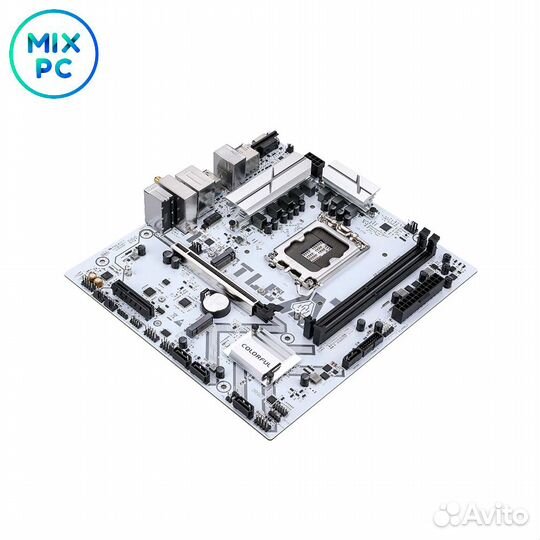 Материнская плата LGA1700 Colorful Battle-AX B760M-G white wifi D5 V20