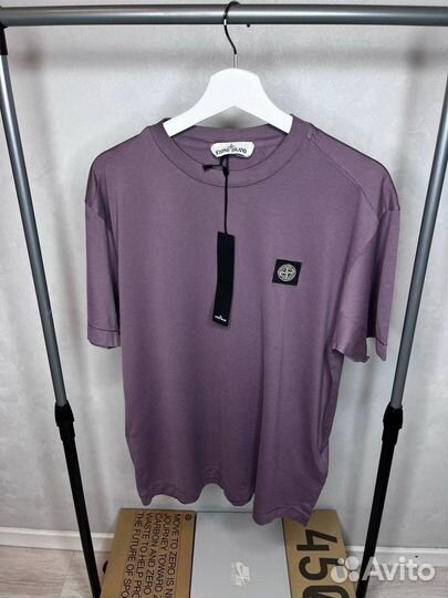 Футболка Stone island T-Shirt Logo Cotton