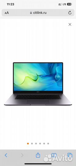 Новый Huawei MateBook D 15 i5