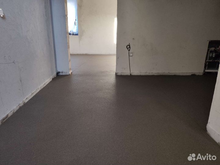 Полусухая стяжка пола механизированная