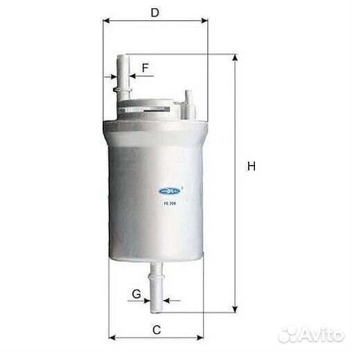 Фильтр топливный goodwill FG206